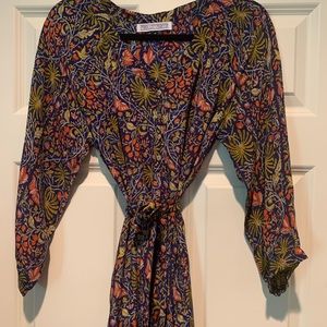 Pink City Prints Silk Boho Dress